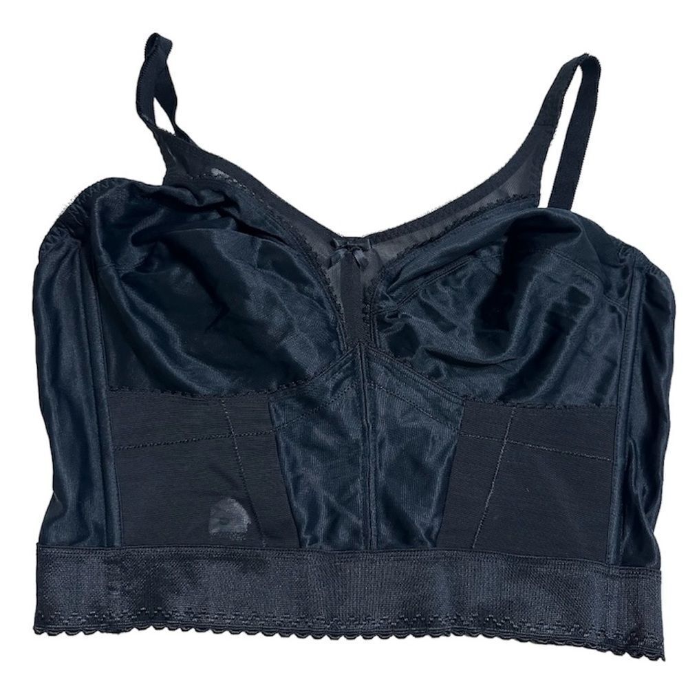 Vintage‎ Carnival 42D Black Corset Bodice